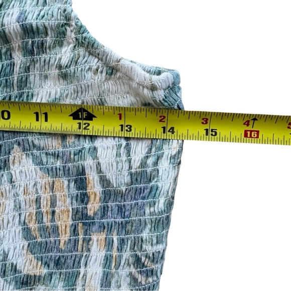 Love Stitch Rocio Mini Dress Strappy Smocked Tropical L NWT - Picture 7 of 10